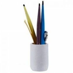 1:12 Dollhouse miniatűr tolltartó ceruza vonalzóval, Q1Y7