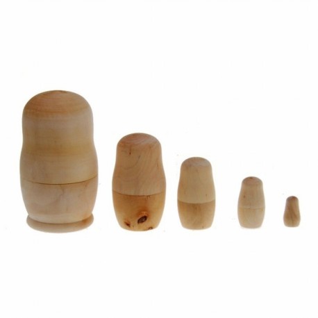 Orosz Matryoshka üres fészekrakó babák festenek a saját 5 Q7O2 P3L6 készletét