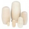 Orosz fészkelő baba 6set üres Matryoshka Matreshka fa Festék nélkül gyártott anyag: M0J4