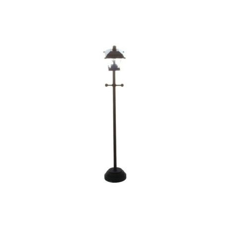 3X (LED utcai lámpa 1/12 miniatűr babaházhoz - fekete S5W8)
