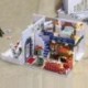 5X (IIECREATE bútor DIY DollHouse fa miniatűr babaházak bútor Y9P5