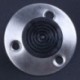45 mm x 50 mm fali tartó rozsdamentes acél ajtó ütköző dugóval, E9X1