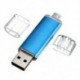 4 GB-os USB memóriakártya OTG mini USB Flash Drive mobil PC, kék N9L1