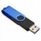 16 GB-os USB 2.0 memóriakártya, elforgatható kék és fekete O7D1 H8N5