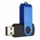 16 GB-os USB 2.0 memóriakártya, elforgatható kék és fekete O7D1 H8N5