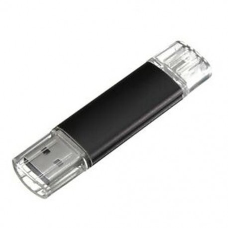 16 GB-os USB memóriakártya OTG mini USB Flash Drive mobil PC fekete C6N2