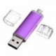 8 GB-os USB memóriakártya OTG mini USB Flash Drive mobil PC lila K2A4