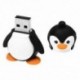 1X (4 GB újdonság, aranyos, fekete, fehér baba pingvin USB 2.0 Flash Drive V9V5 adatokkal