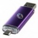 Memória 32 GB-os USB-meghajtó OTG   Micro USB Flash-meghajtó Notebook Purple D9E6 Q0U1 készülékhez