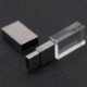 Kristály átlátszó led könnyű fém USB memória meghajtó Pen meghajtó 32 GB usb memo W6M9