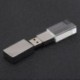 Kristály átlátszó led könnyű fém USB memória meghajtó Pen meghajtó 32 GB usb memo W6M9
