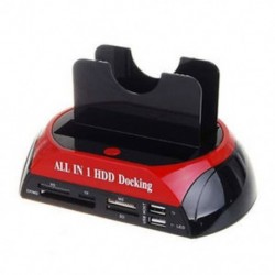 1X (TCC-S862-DE USB 2.0A SATA IDE Dual-Bay HDD merevlemez dokkoló állomás, U1N5