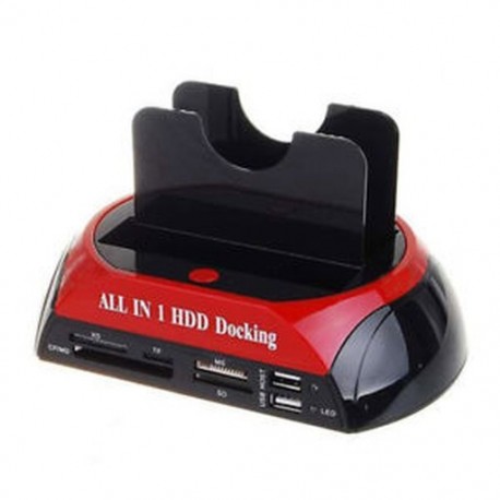 1X (TCC-S862-DE USB 2.0A SATA IDE Dual-Bay HDD merevlemez dokkoló állomás, U1N5