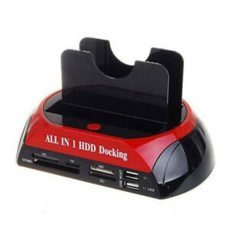 TCC-S862-DE USB 2.0A SATA IDE Dual-Bay HDD merevlemez dokkoló állomás C B8J7-vel