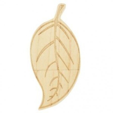 6X (természetes bambusz juhar 2.0 32G bambuszfa levelek U lemez Bambusz U lemez M8G1)