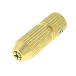 Arany tónusú sárgaréz 3,17 mm-es motortengely 0,8-1,2 mm-es mini elektromos fúrótokmány H7S7
