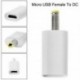 1X (Micro-USB aljzat - DC 4.0 * 1,7 mm-es dugaszoló dugaszoló átalakító adapter töltője E9V7