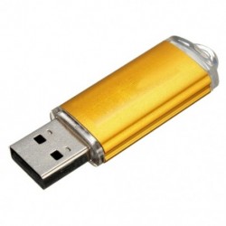 2X (10 x 1 GB-os USB Stick 2.0 memóriakártya-adat Stick Gold G8W9)