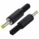 1X (6 db műanyag kábelvédő 4.0 x 1.7 mm-es hím DC tápcsatlakozók csatlakozói P7Y4)