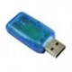 1X (külső USB 2.0 5.1 CH 3D hangkártya audio adapter R4W3)