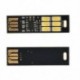 Mini zsebkártya USB tápfeszültségű 6 LED-es kulcstartó éjjeli lámpája 1W 5 V-os érintőszabályzóval Wa @ V2B4