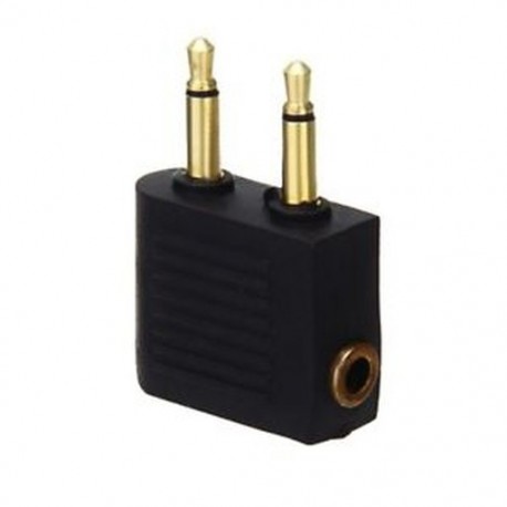 1X (Audio jack átalakító adapter (fekete) Y2L4)