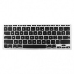 Fekete szilikon billentyűzet védőhuzat Apple MacBook Air 11,6 &quot V4K7-hez