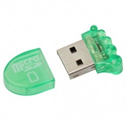 Kreatív kislábú memóriakártya-olvasó, hordozható, nagy sebességű USB 2.0 I9P7