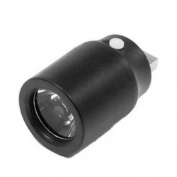 Fekete műanyag fehér fény PreBT gomb USB LED lámpa zseblámpa A5N2