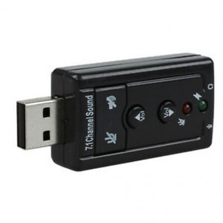 1X (fekete hangkártya 7.1 - Külső USB 2.0 audio adapter illesztőprogramok CD H4Q1)