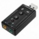 2X (7.1 csatornás USB külső hangkártya audio adapter J3Q1)