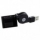 USB 2.0 50.0M Mini PC kamera HD webkamera kamera webkamera fekete T6X2 laptophoz