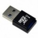Mini 5 Gbps nagy sebességű USB 3.0 Micro-SD / SDXC TF adapterkártya-olvasó F5Q4
