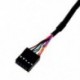 3.5 `` ALL IN 1 belső USB 2.0 kártyaolvasó 9-tűs villogó memória sd O6B8