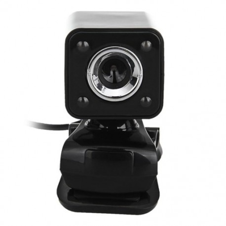 480P 30W 4 LED HD webkamera   USB 2.0 mikrofon az E1E5 számítógépes laptophoz