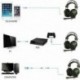 Sades SA921 Plus PS4 játék fülhallgató sztereó PC Gamer játék fejhallgató Mi A5E7