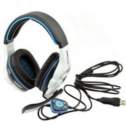 1X (Sade SA903 7.1 USB játékszerű fejhallgató surround hanggal / sztereó hanggal és U5F4