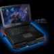 laptop hűtő hűtőpad Silence-rel 5db LED-ventilátorok USB 2.0 állítható Nem X6H5