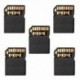 5x (5db UHS-II 4.0 Micro-SD SDHC SDXC TF kártya az SD SDHC SDXC kártya adapterhez X1H2