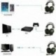 2X (Sades SA921 Plus PS4 játék fülhallgató sztereó PC Gamer játék fejhallgató Q8X6