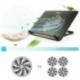 8X (Oimaster laptop hűtőventilátorral rendelkező USB hordozható hűtő hűtőpad hordozható laptop alapú notebook C Z5M5