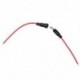 15 db x 10 amper, 250 V-os gyors fújású üvegcső-biztosíték 5 x 20 mm és 5 db-es csavarral, F1B5