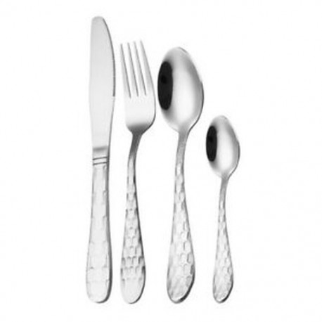 Ezüst - Arany szivárványos fekete evőeszközkészlet rozsdamentes acél étkészlet étkészlet Silverw X5H7