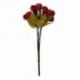 Selyemszövet művirág 15 fej Mini Rose Home Decor esküvői smal Q1K3-hoz