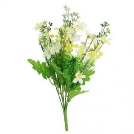 2X (1 csomó Cineraria mesterséges virágcsokor otthoni irodai dekorációval T5H1)
