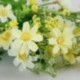 2X (1 csomó Cineraria mesterséges virágcsokor otthoni irodai dekorációval T5H1)