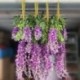 kék - 5X (mesterséges virág Wisteria hosszú 110cm Tofu puding hamis fa rattan Wedd I5B0