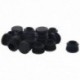 1X (védősapkák, kerek csőbetétes fedél, 19 mm átmérőjű, 20 darabos fekete X6D3)