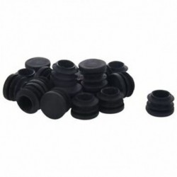 1X (védősapkák, kerek csőbetétes fedél, 19 mm átmérőjű, 20 darabos fekete X6D3)