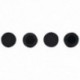 1X (védősapkák, kerek csőbetétes fedél, 19 mm átmérőjű, 20 darabos fekete X6D3)